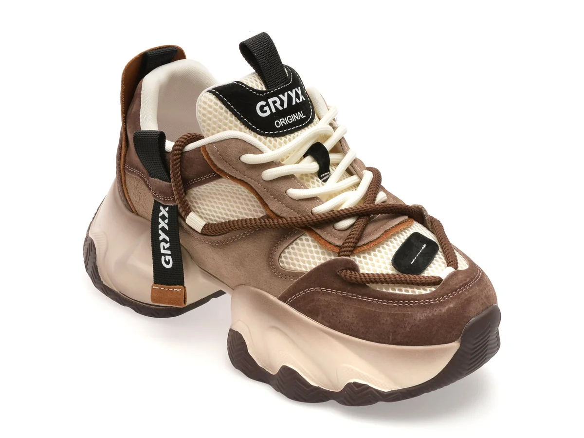 Pantofi Sport Gryxx Maro, 3281, Din Material Textil Și Piele Naturală
