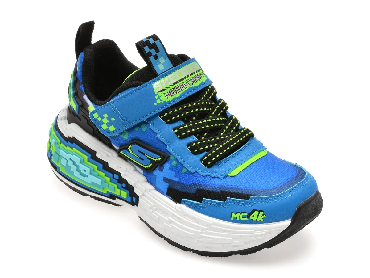 Pantofi Sport Skechers Albastri Mega-Craft 4K Din Material Textil
