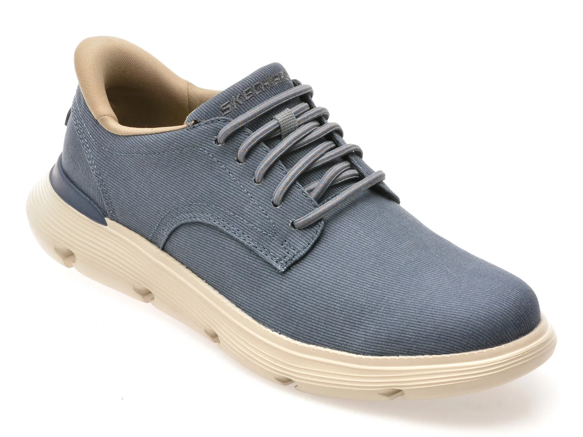 Pantofi Sport Skechers Albastri, Garza, Din Material Textil