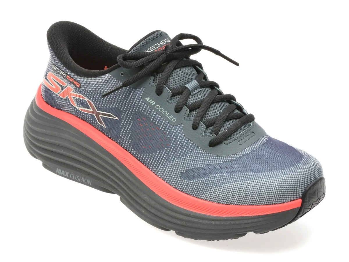 Pantofi Sport Skechers Albastri, Max Cushioning Endeavour, Din Material Textil