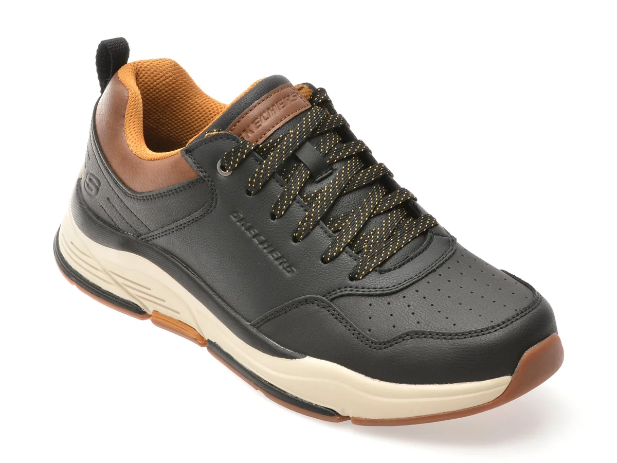 Pantofi Sport Skechers Negri Sizzle Din Piele Naturală