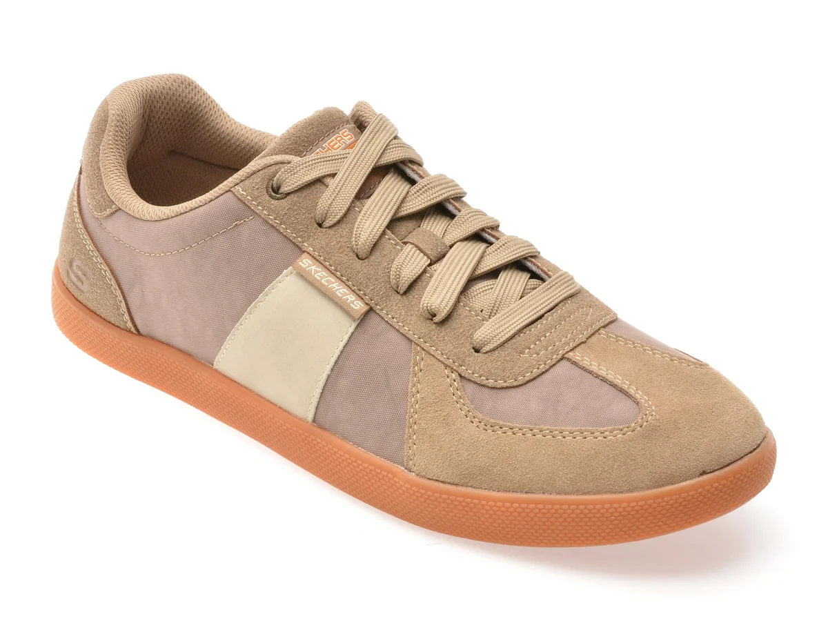 Pantofi Sport Skechers Gri, Placer, Din Material Textil