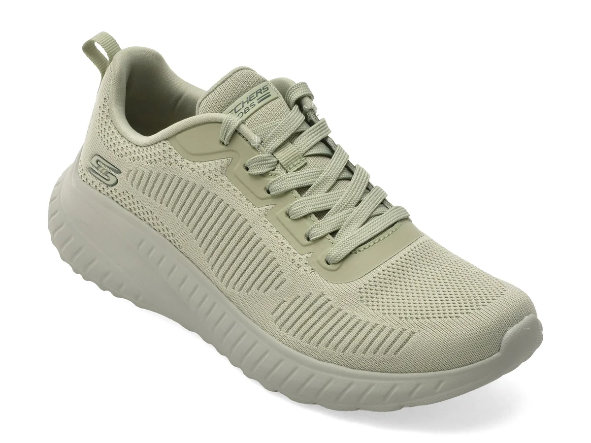 Pantofi Sport Skechers Gri, Bobs Squad Chaos, Din Material Textil