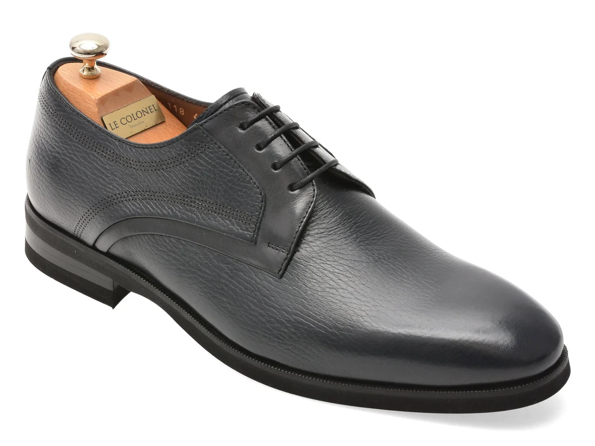 Pantofi Eleganți Le Colonel Bleumarin, 484118, Din Piele Naturală