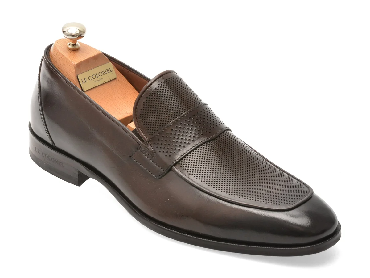 Mocasini Eleganți Le Colonel Maro, 484116, Din Piele Naturală