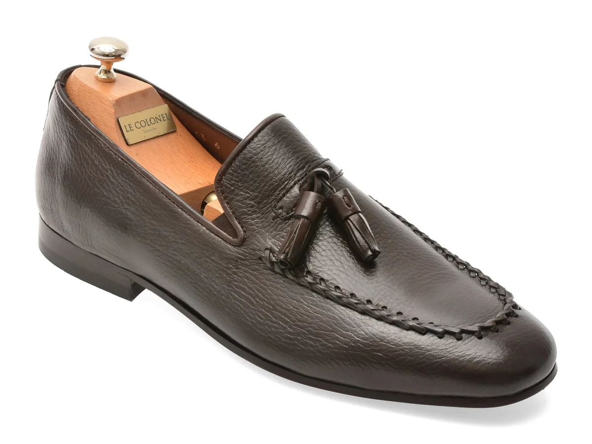Mocasini Eleganți Le Colonel Maro, 72804, Din Piele Naturală