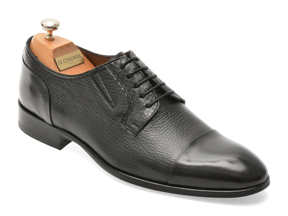 Pantofi Eleganți Le Colonel Negri, 327118, Din Piele Naturală