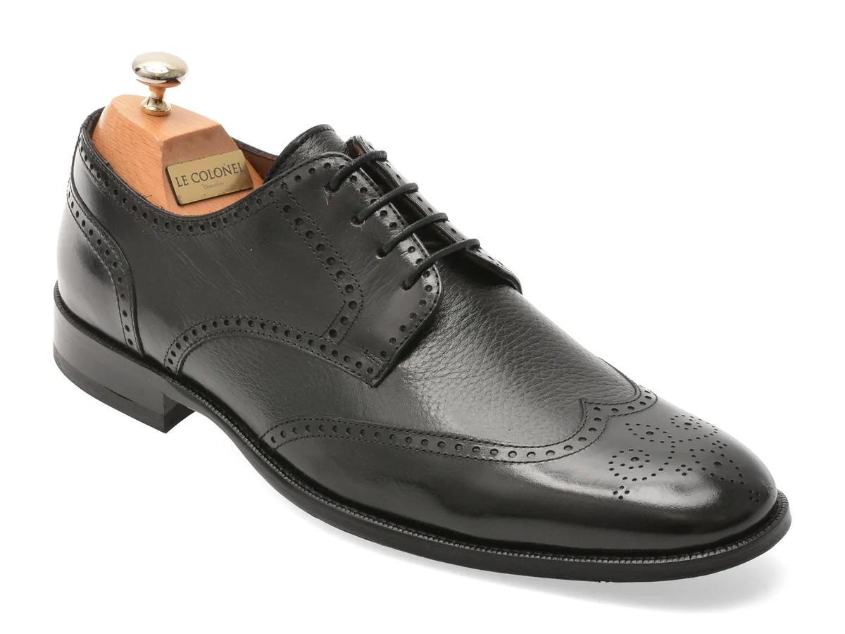Pantofi Eleganți Le Colonel Negri, 40944, Din Piele Naturală