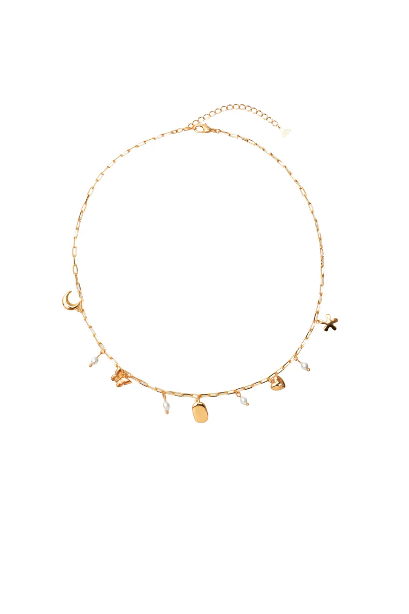 Colier Aldo Auriu, Fluttterr 102, Din Metal