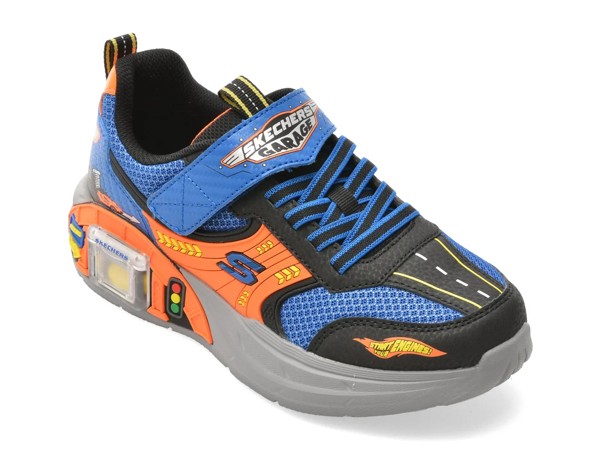 Pantofi Sport Skechers Multicolor, Garage, Din Material Textil