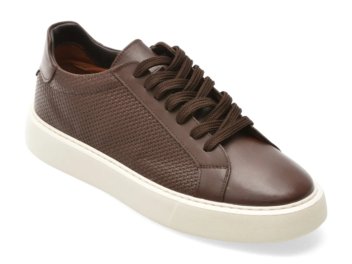 Pantofi Sport Bite The Bullet Maro, WB008, Din Piele Naturala