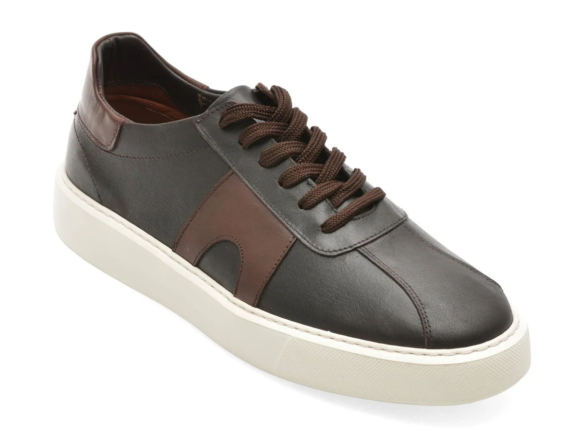 Pantofi Sport Bite The Bullet Maro, WB003, Din Piele Naturala