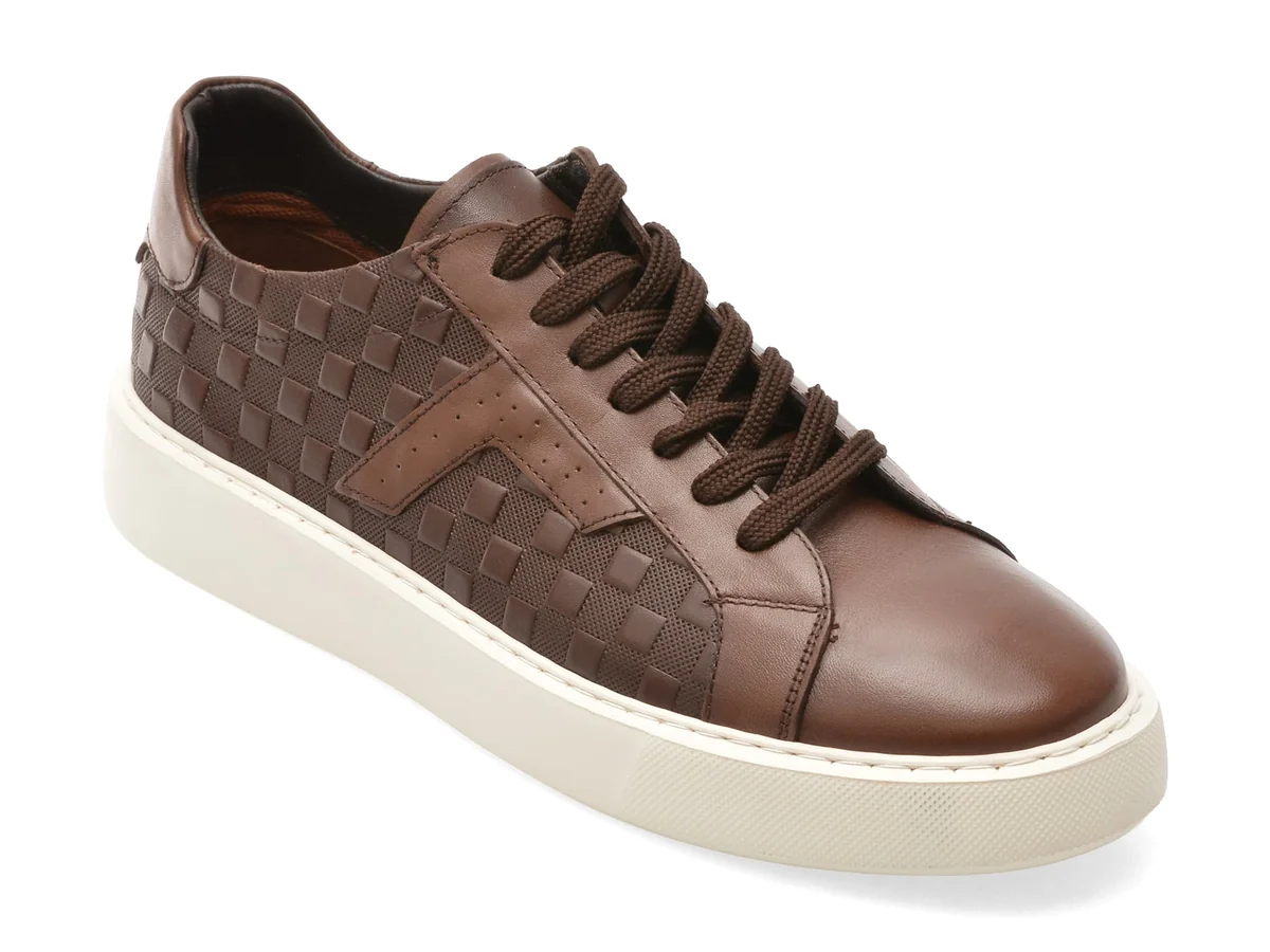 Pantofi Sport Bite The Bullet Maro, WB001, Din Piele Naturală