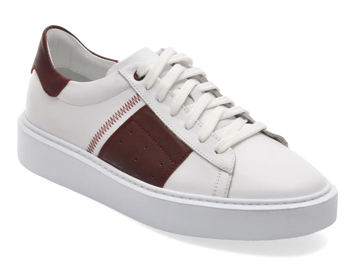 Pantofi Sport Marco Buffon Albi, Bf351, Din Piele Naturală