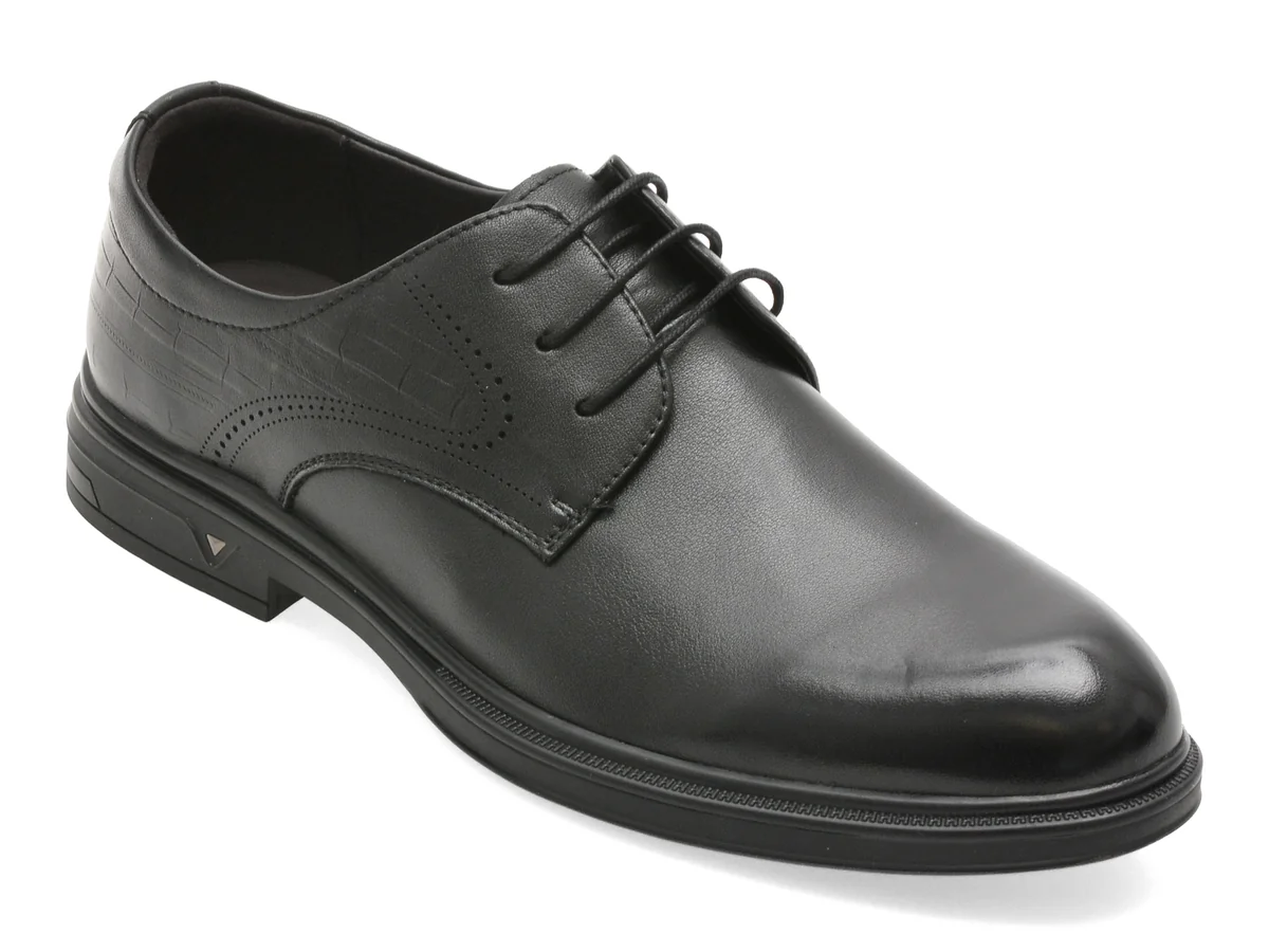 Pantofi Eleganti Epica Negri, 55093, Din Piele Naturală