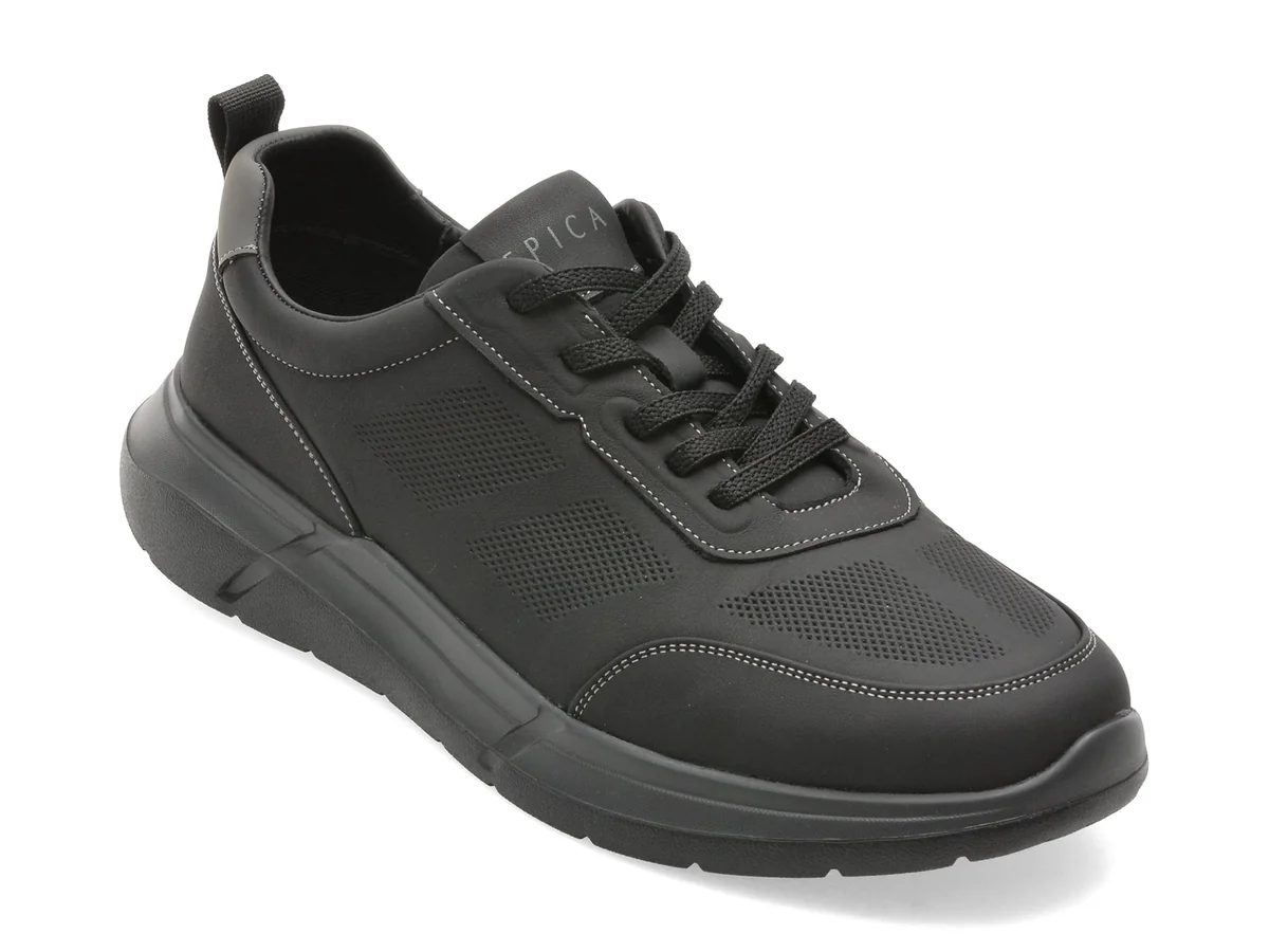 Pantofi Sport Epica Negri 250505 Din Piele Naturala
