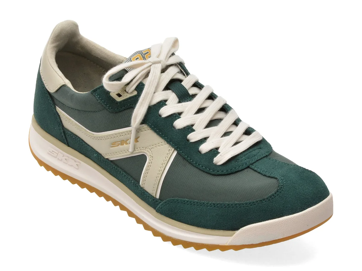 Pantofi Sport Skechers Verzi, Skx 92, Din Material Textil