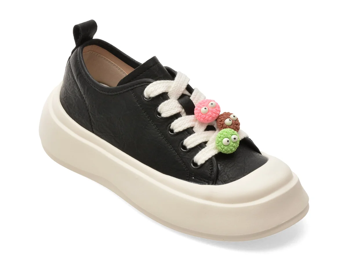 Pantofi Sport Pass Collection Negri, MQ60013, Din Piele Naturala