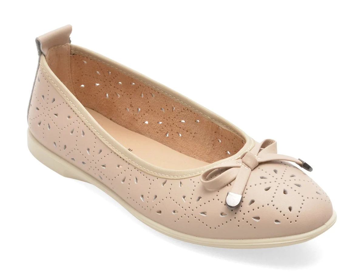 Balerini Karisma Bej, WB60016, Din Piele Naturala