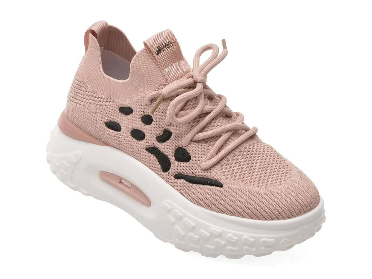 Pantofi Sport Pass Collection Roz, SL60007, Din Material Textil