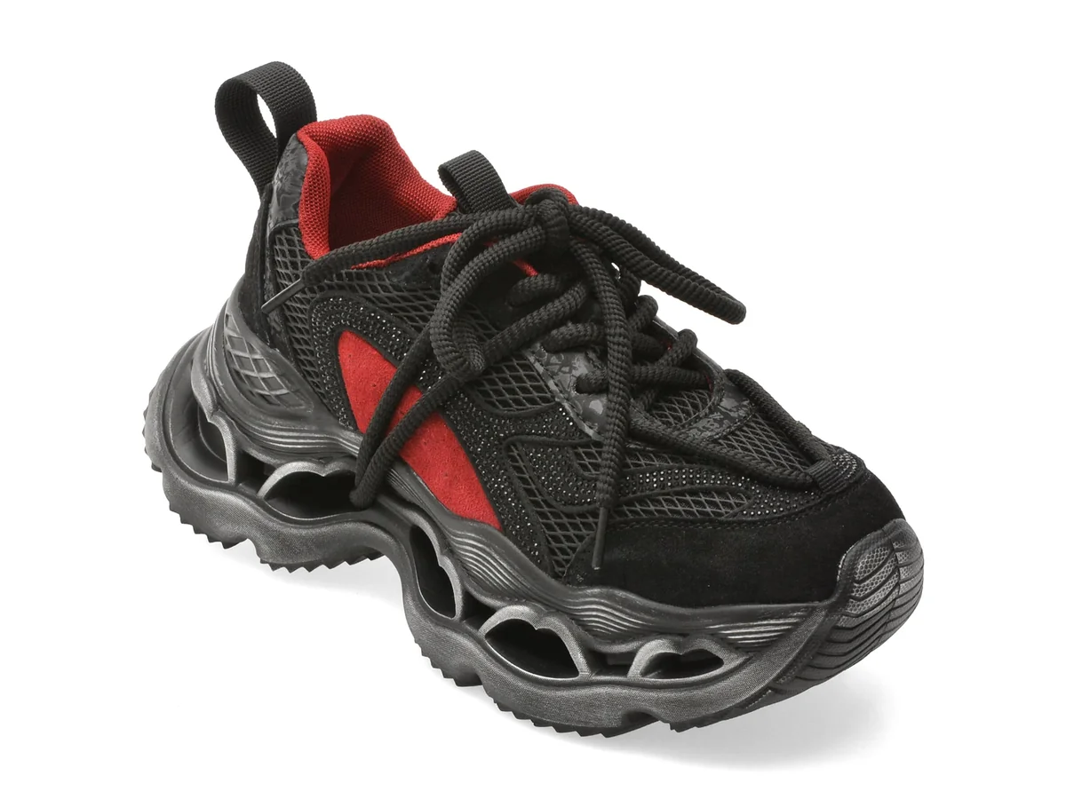 Pantofi Sport Gryxx Negri 30596 Din Material Textil