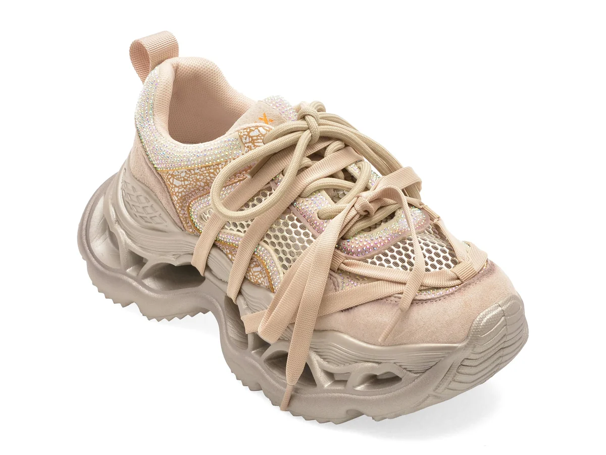 Pantofi Sport Gryxx Bej, 30591, Din Material Textil