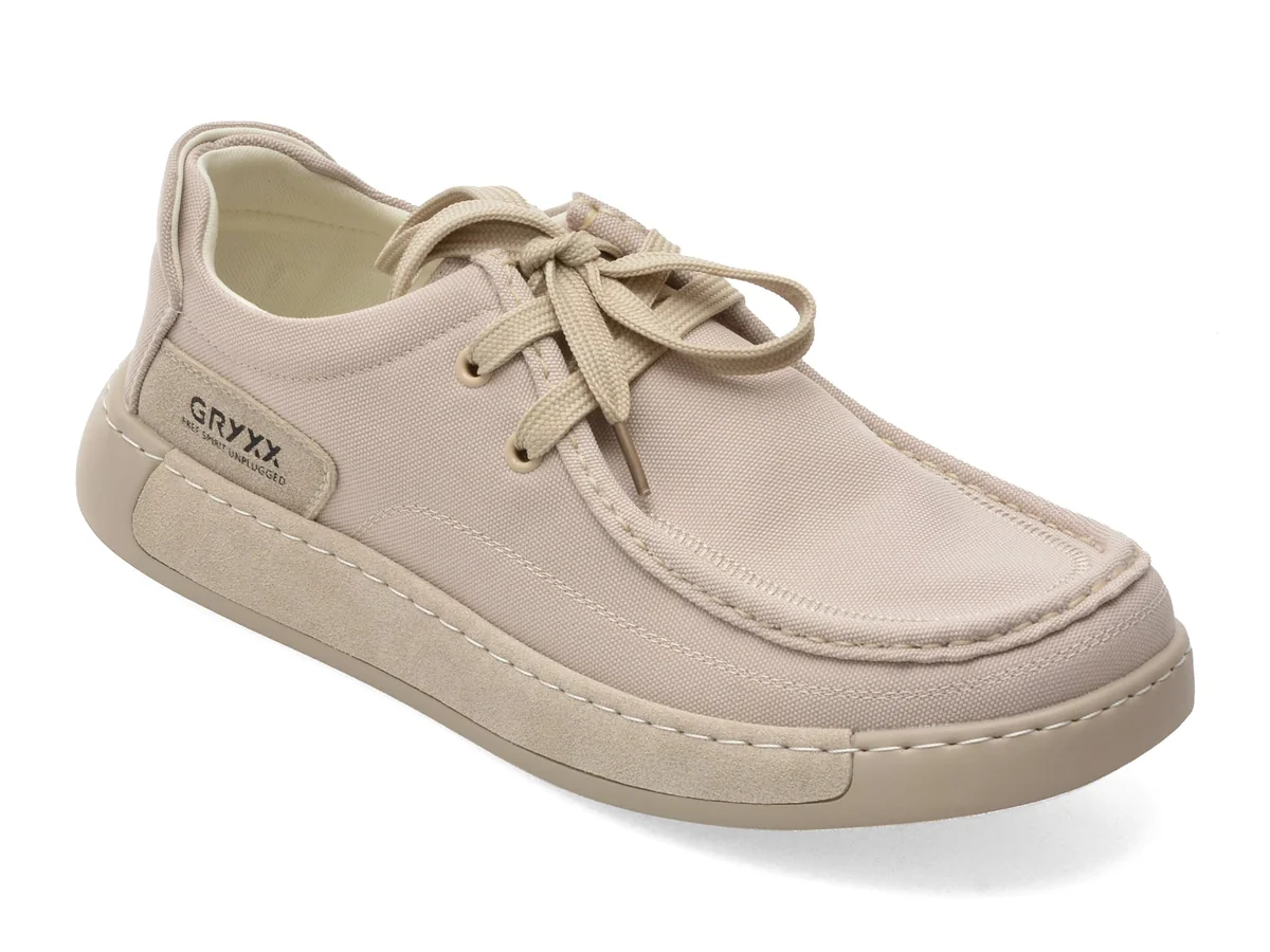 Mocasini Gryxx Gri 93662 Din Material Textil