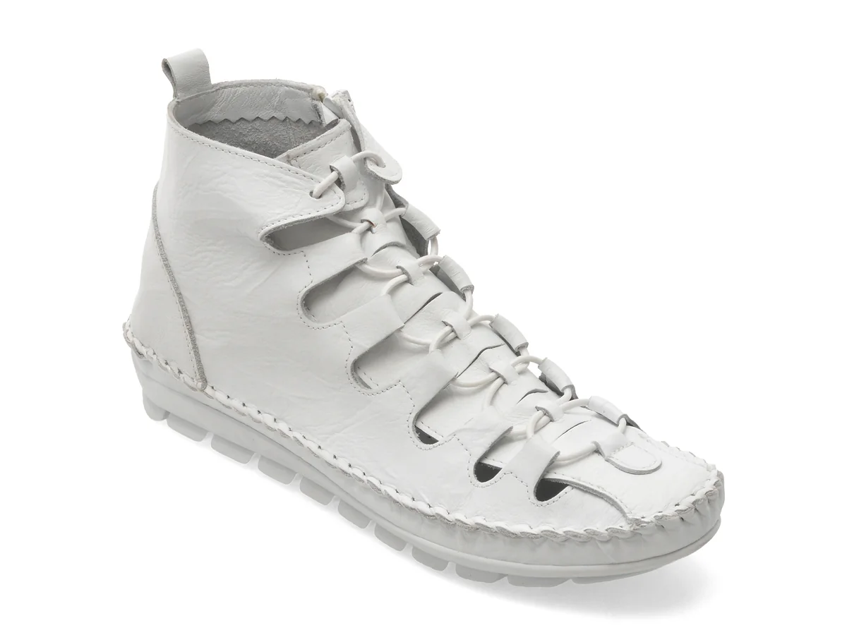 Ghete Flavia Passini Albe, 2175, Din Piele Naturala