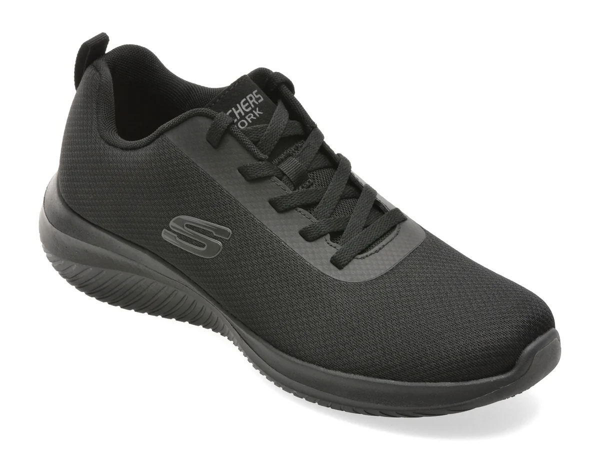 Pantofi Sport Skechers Negri, Ultra Flex 3.0 SR, Din Material Textil