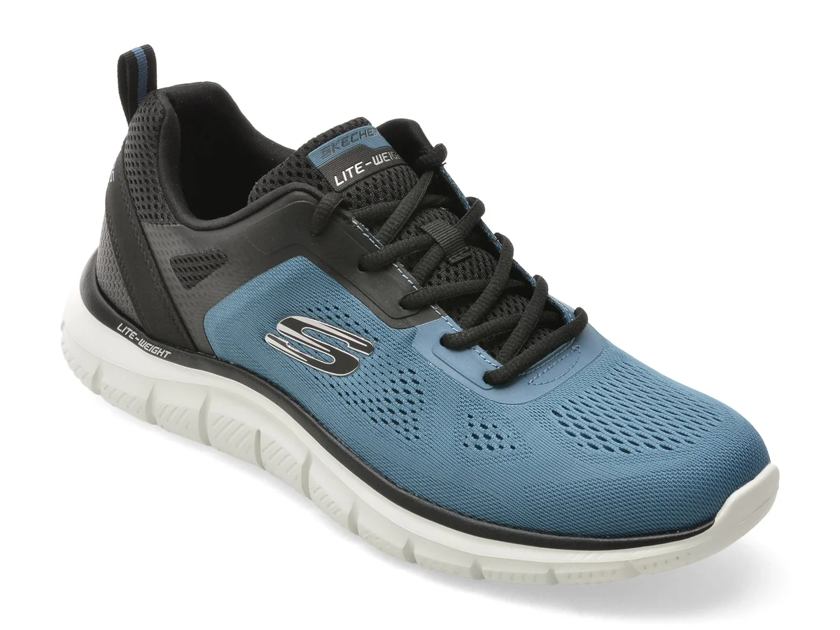 Pantofi Sport Skechers Albastri Track Din Material Textil