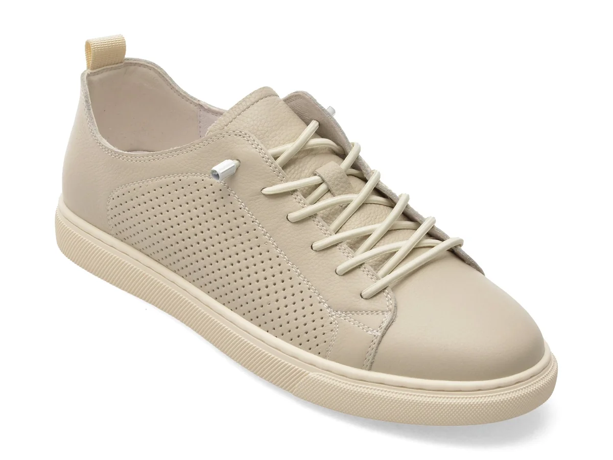 Pantofi Sport Otter Gri, CJ60007, Din Piele Naturală