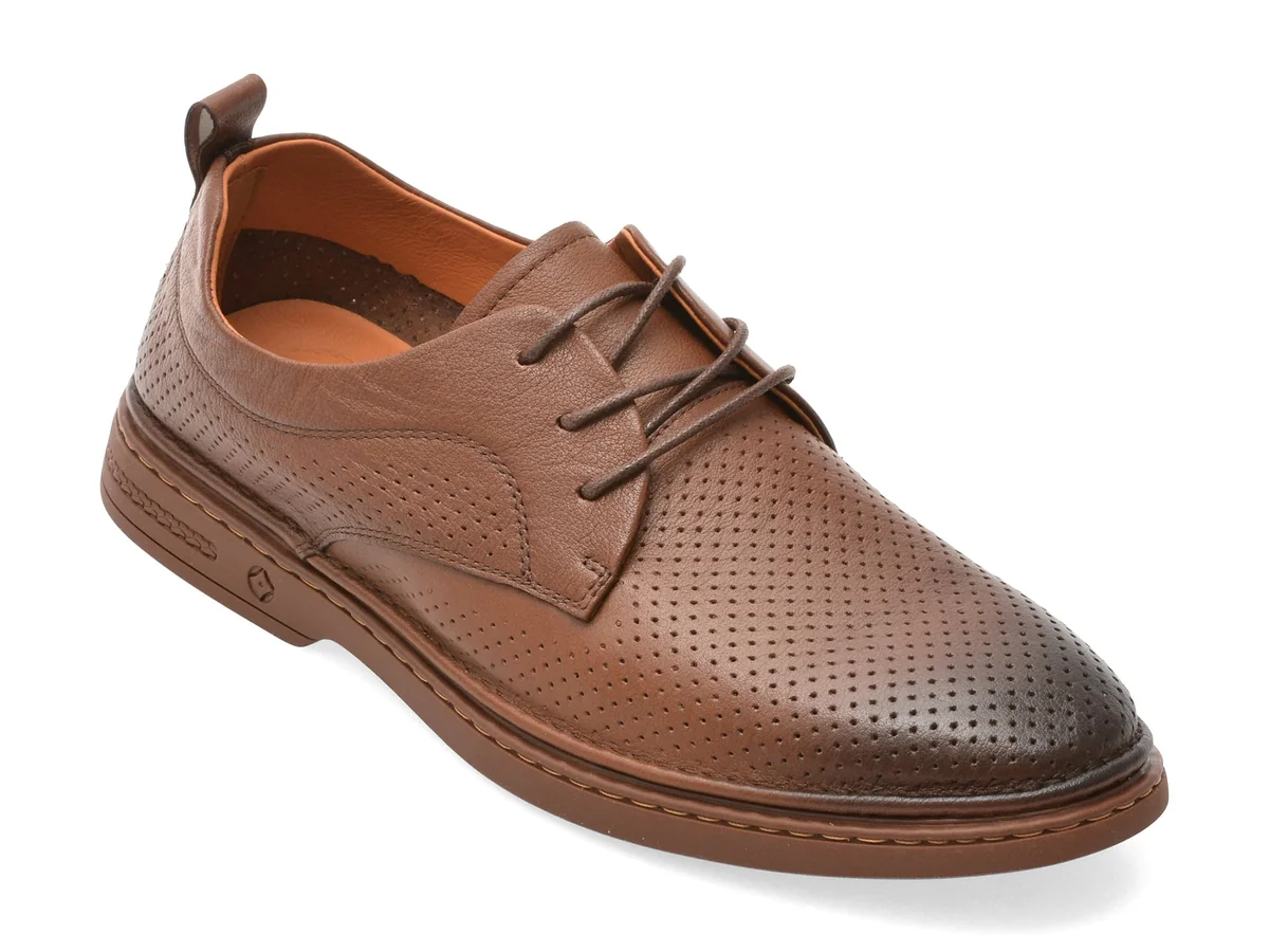 Pantofi Otter Maro, CJ60003, Din Piele Naturala