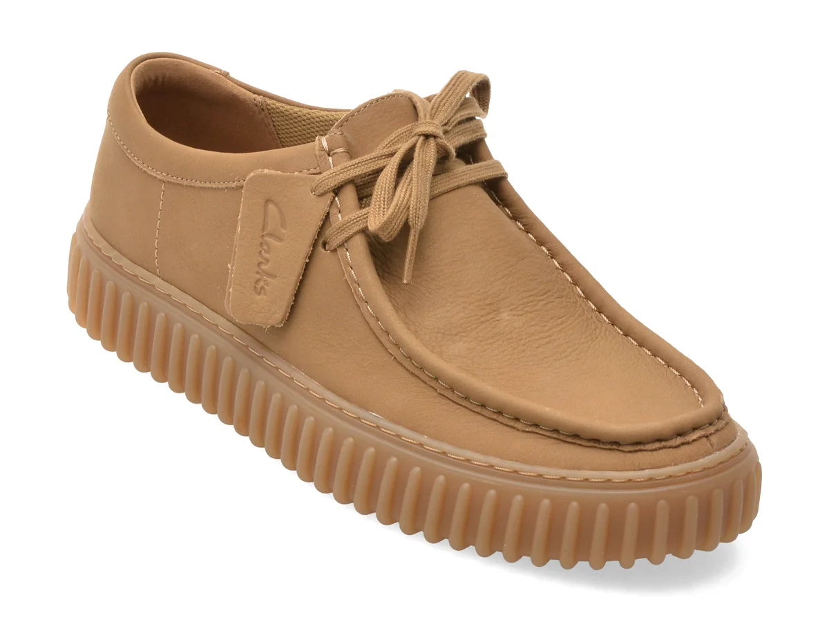 Mocasini Clarks Gri, Torhill Lo, Din Piele Naturala