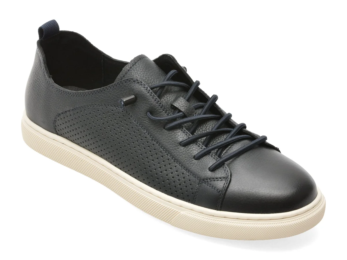 Pantofi Sport Otter Bleumarin, CJ60007, Din Piele Naturală