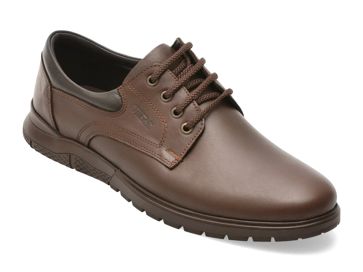 Pantofi Otter Maro 555 Din Piele Naturala