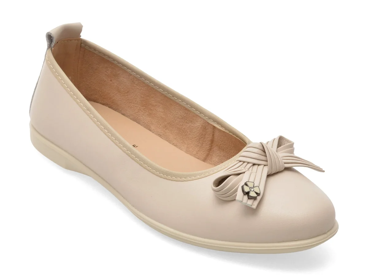 Balerini Karisma Bej, WB60003, Din Piele Naturala