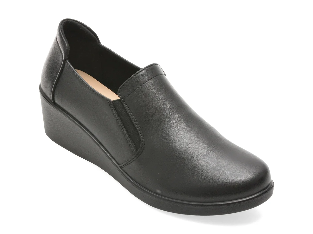 Pantofi Karisma Negri, WB60017, Din Piele Naturală