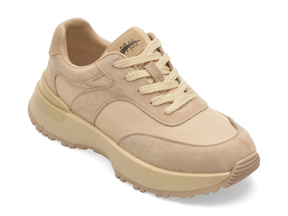 Pantofi Sport Pass Collection Bej M960012 Din Material Textil