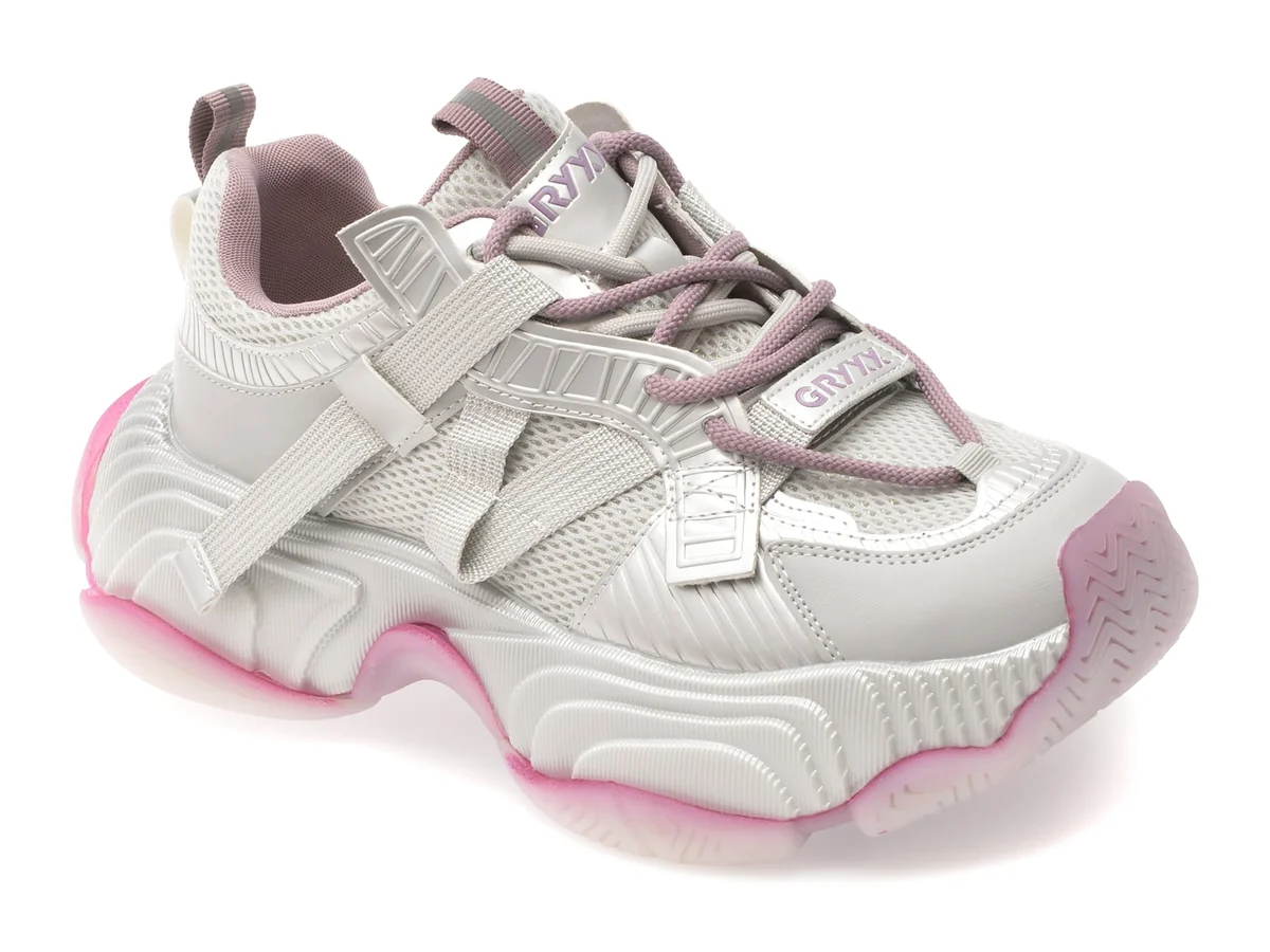 Pantofi Sport Gryxx Gri, 82561, Din Material Textil