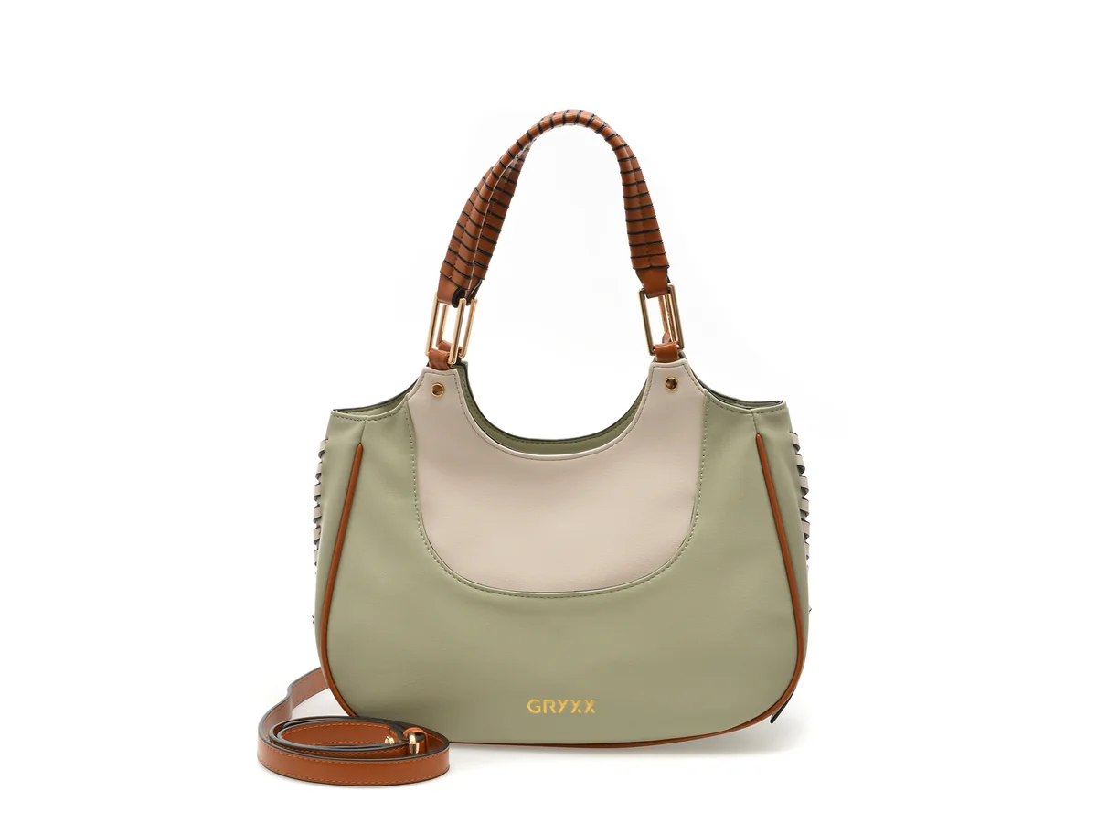 Geanta Gryxx Verde, 433, Din Piele Ecologică