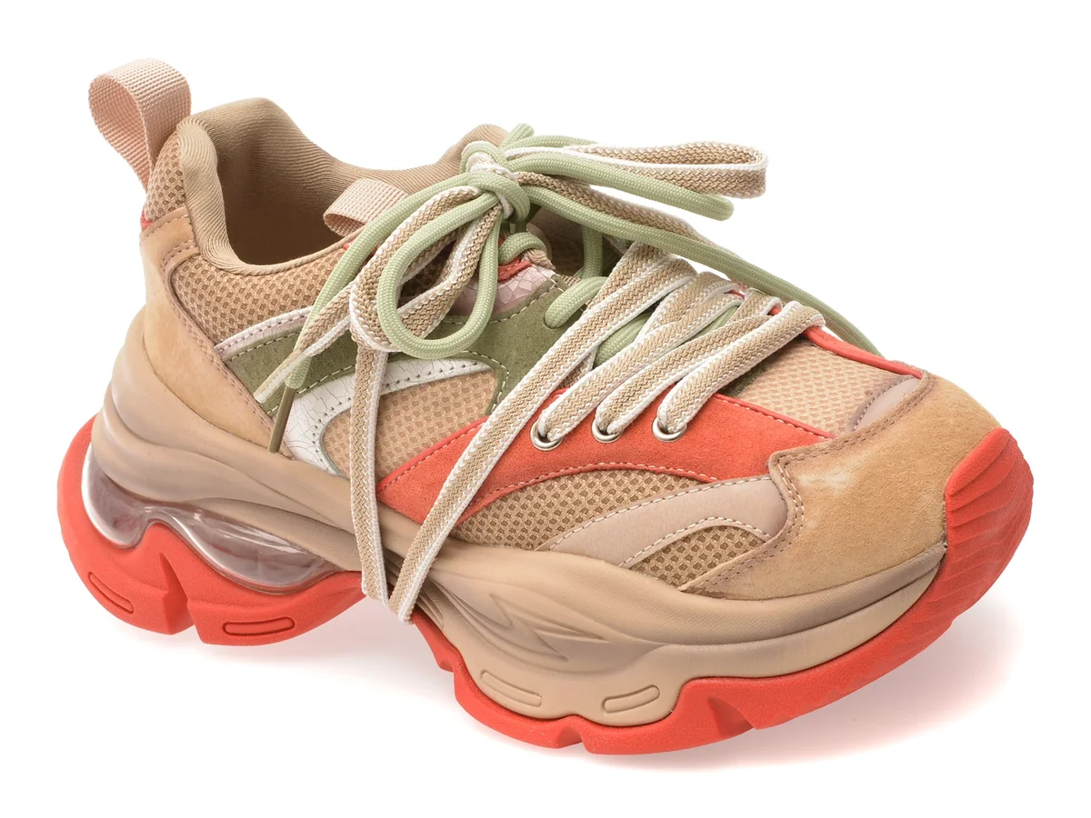 Pantofi Sport Gryxx Bej 798 Din Material Textil