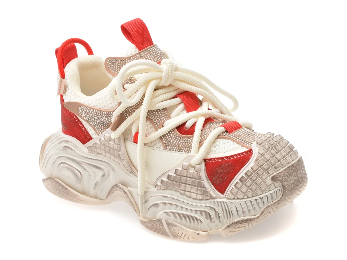 Pantofi Sport Gryxx Albi, 9898, Din Material Textil Și Piele Naturală