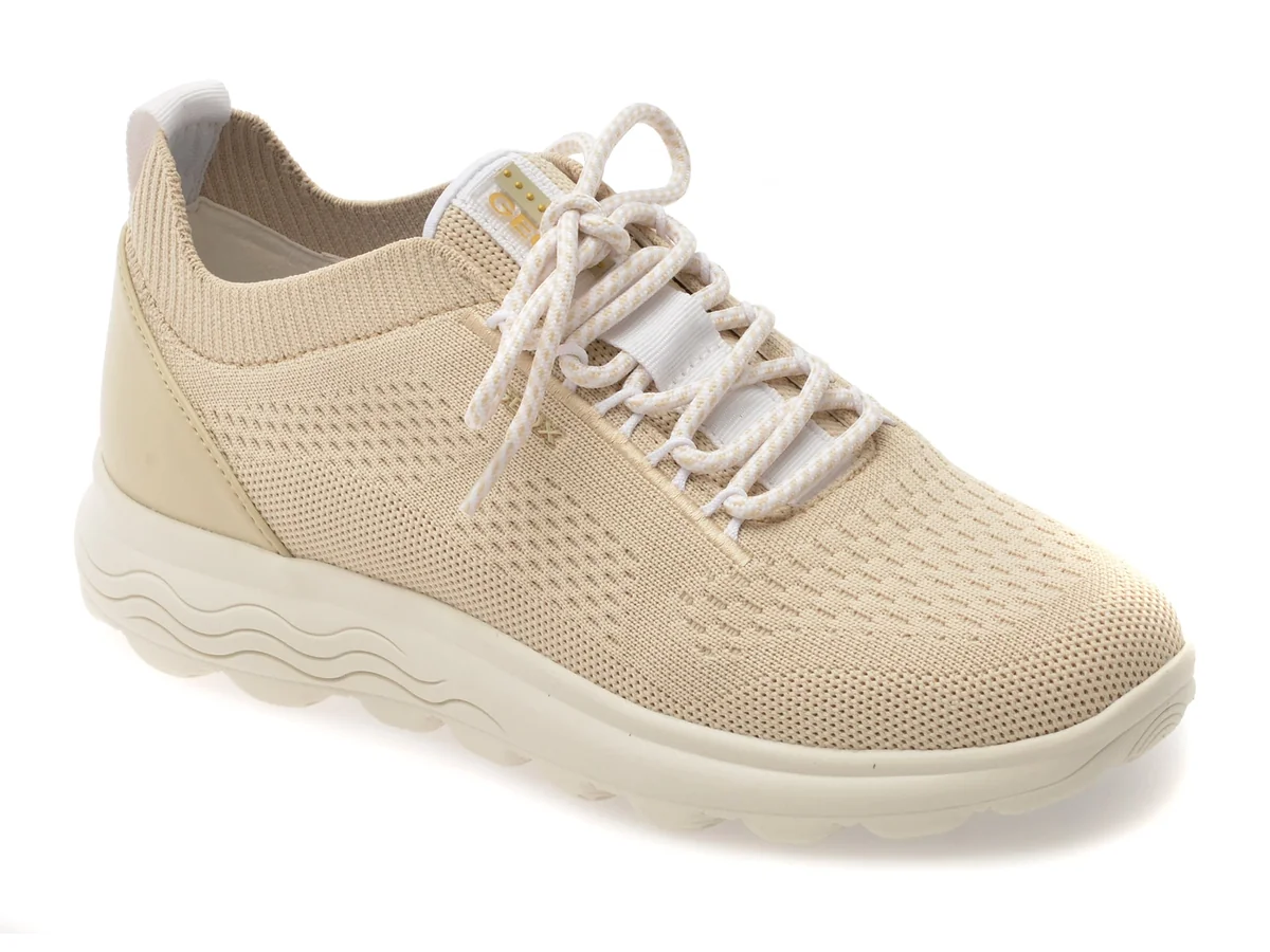 Pantofi Sport Geox Bej, D15NUA, Din Material Textil