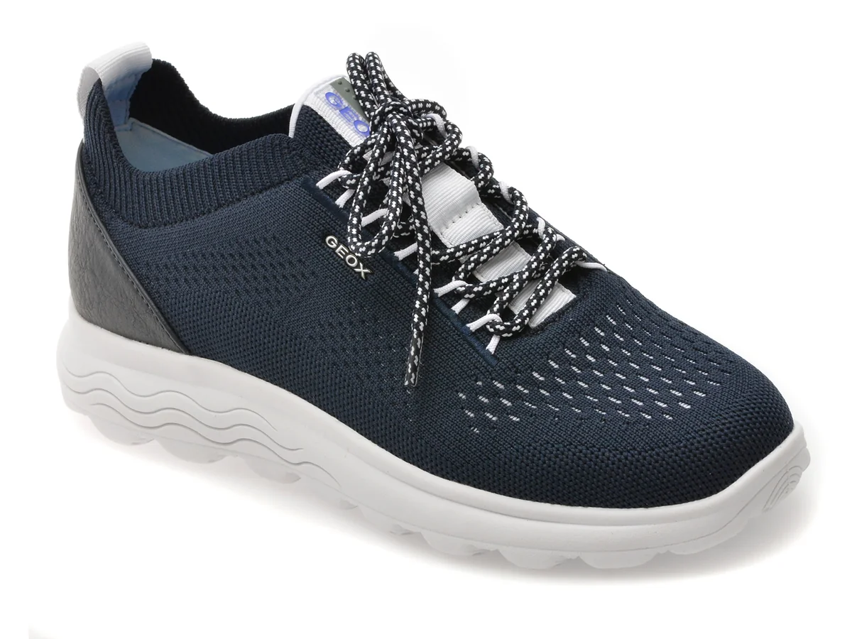 Pantofi Sport GeoX Bleumarin, D15NUA, Din Material Textil