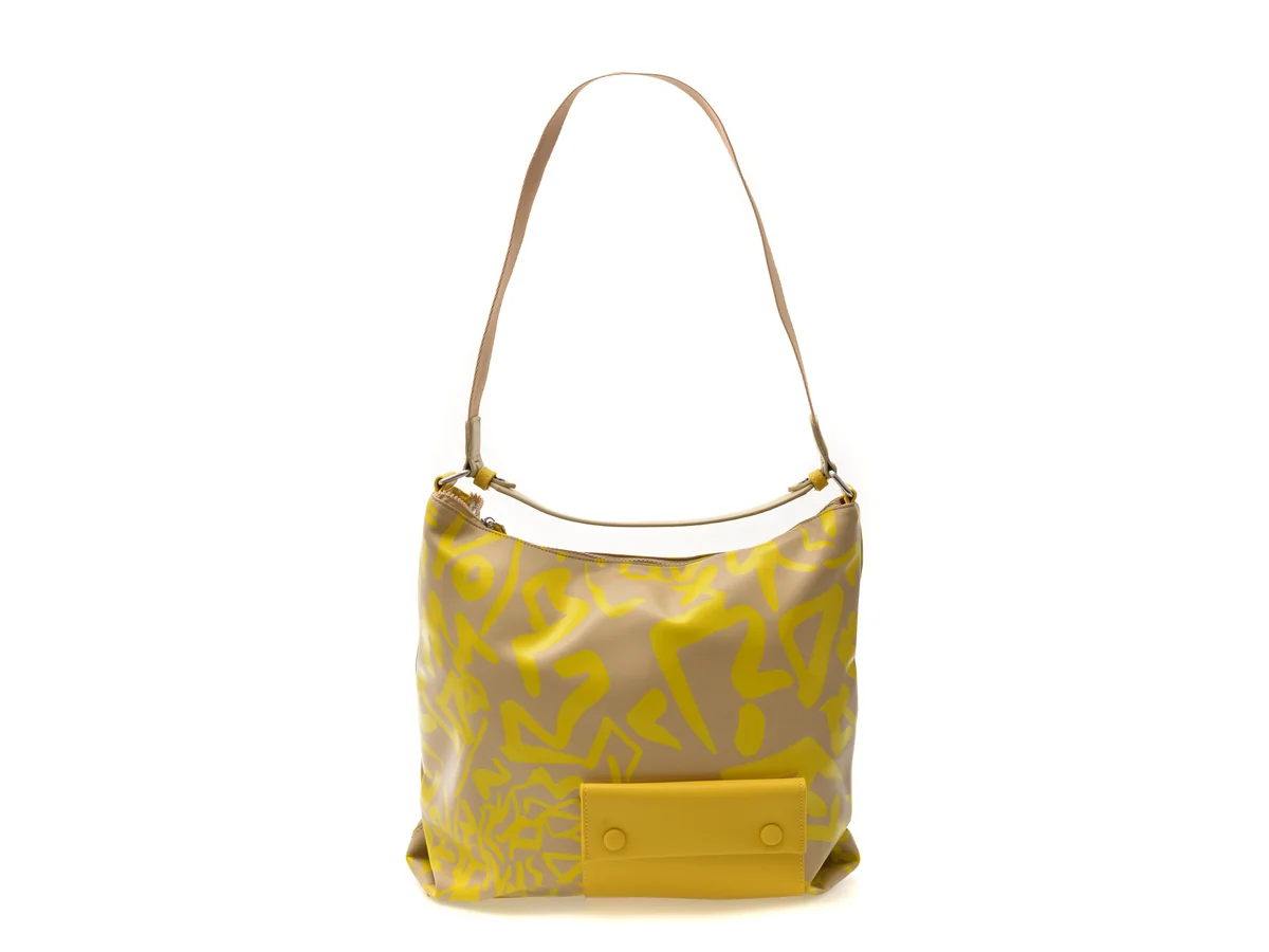 Geanta Gryxx Galbenă, 1561, Din Piele Ecologică