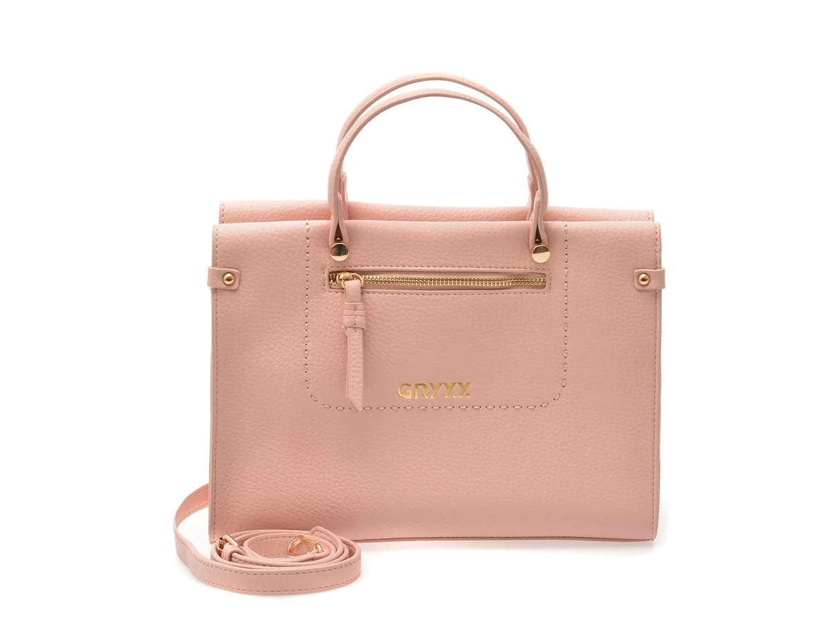 Geanta Gryxx Roz 3880 Din Piele Ecologică