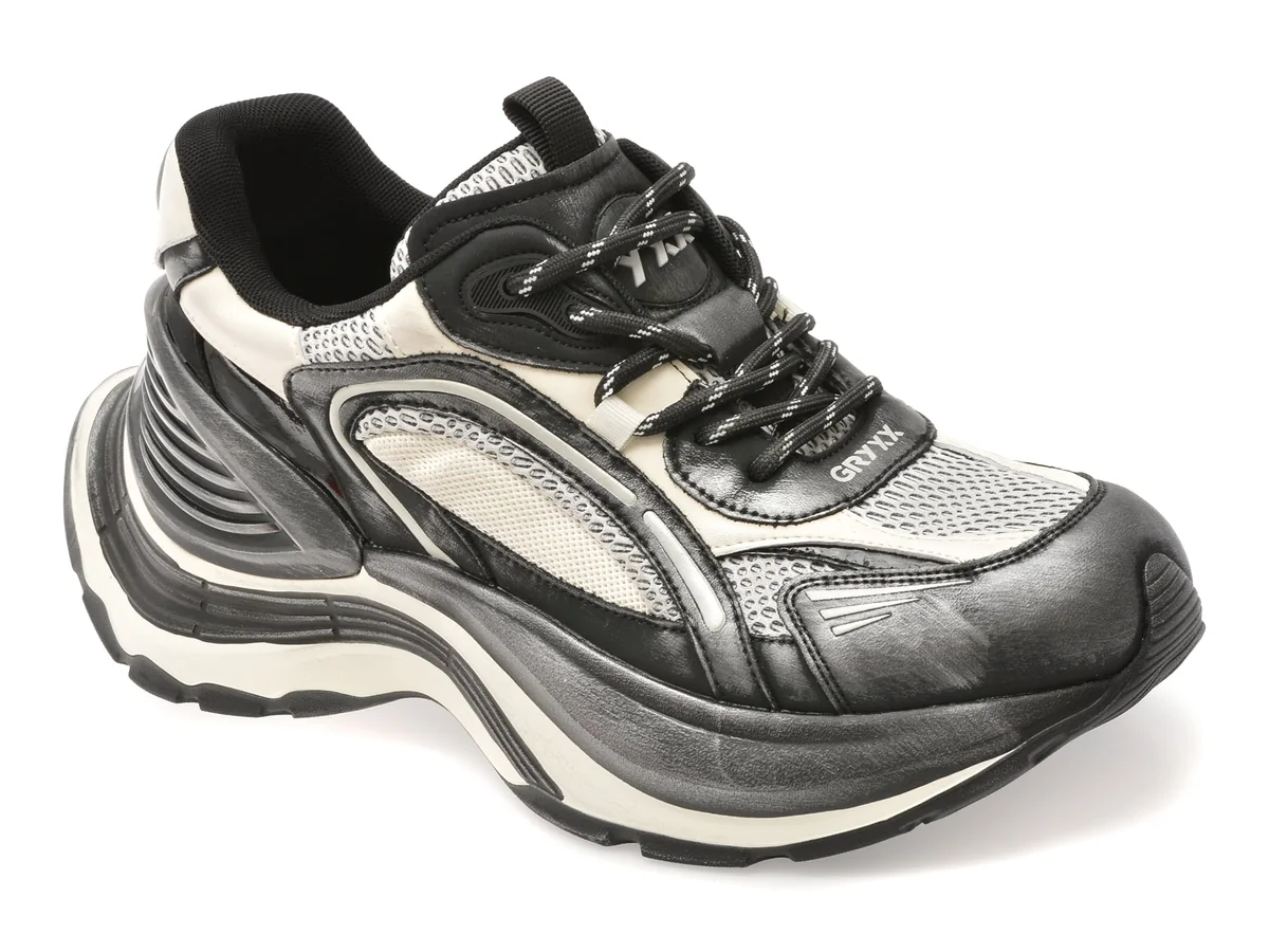 Pantofi Sport Gryxx Negri 66613 Din Material Textil