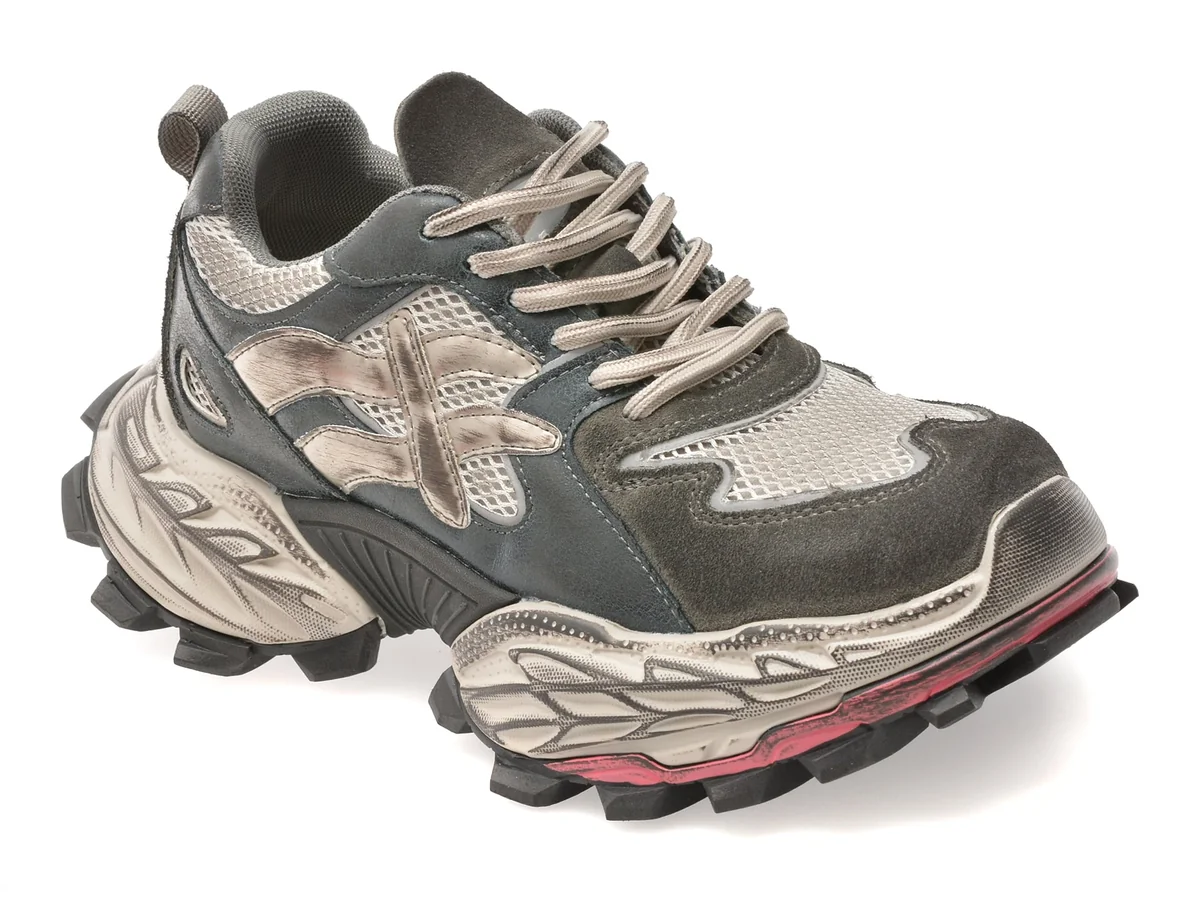 Pantofi Sport Gryxx Negri, 1016, Din Material Textil