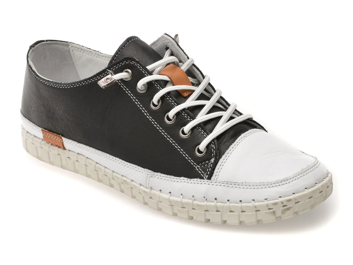 Pantofi Sport Flavia Passini Negri, 561, Din Piele Naturală
