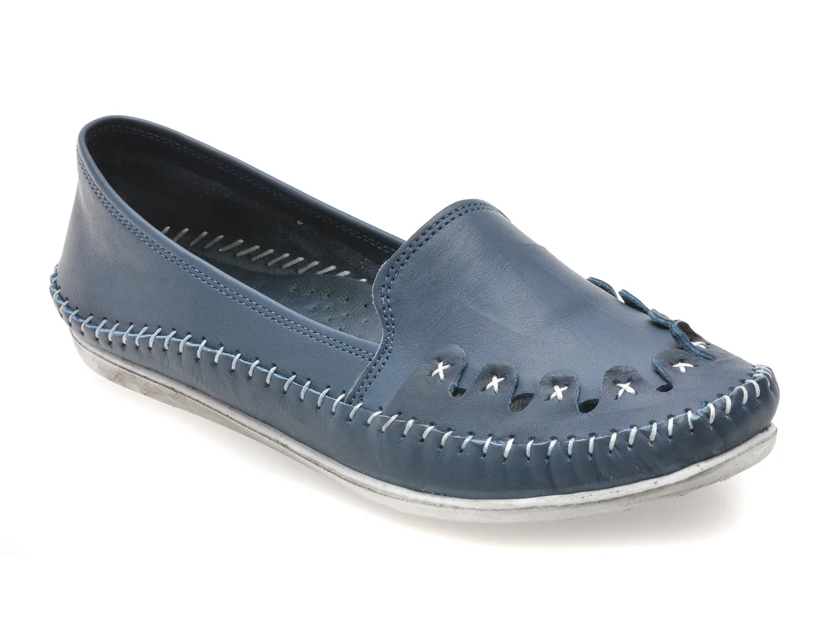 Pantofi Flavia Passini Bleumarin, 429, Din Piele Naturala